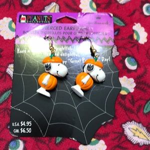 Snoopy Halloween Earrings
